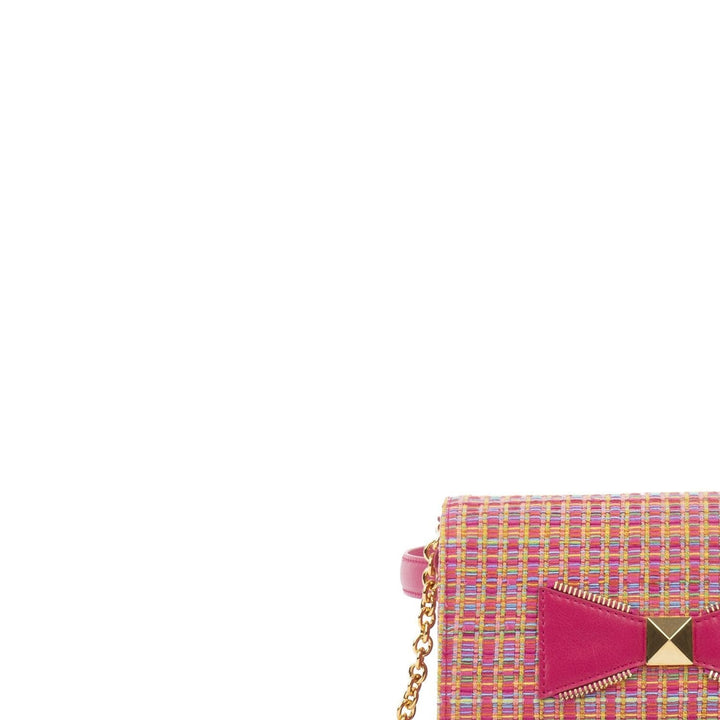 Belt and Clutch Bag KAROL Pink Vies Cotton by Vanessa Saroni 04