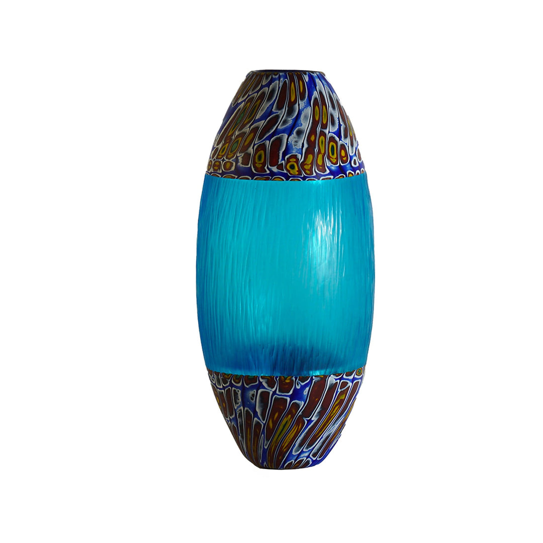 Blown Glass and Murrine Vase BORA002 Unique Piece 01