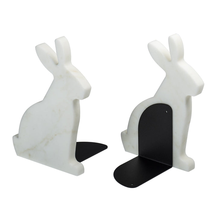 Marble and Steel Bookend BUNNY by Alessandra Grasso 010