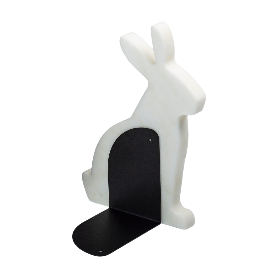 Marble and Steel Bookend BUNNY by Alessandra Grasso 05