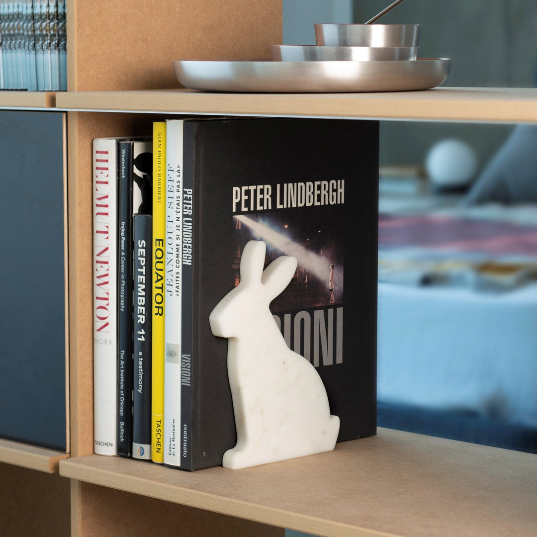 Marble and Steel Bookend BUNNY by Alessandra Grasso 07