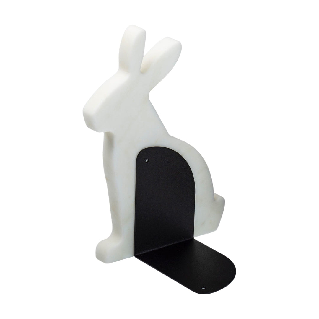 Marble and Steel Bookend BUNNY by Alessandra Grasso 012