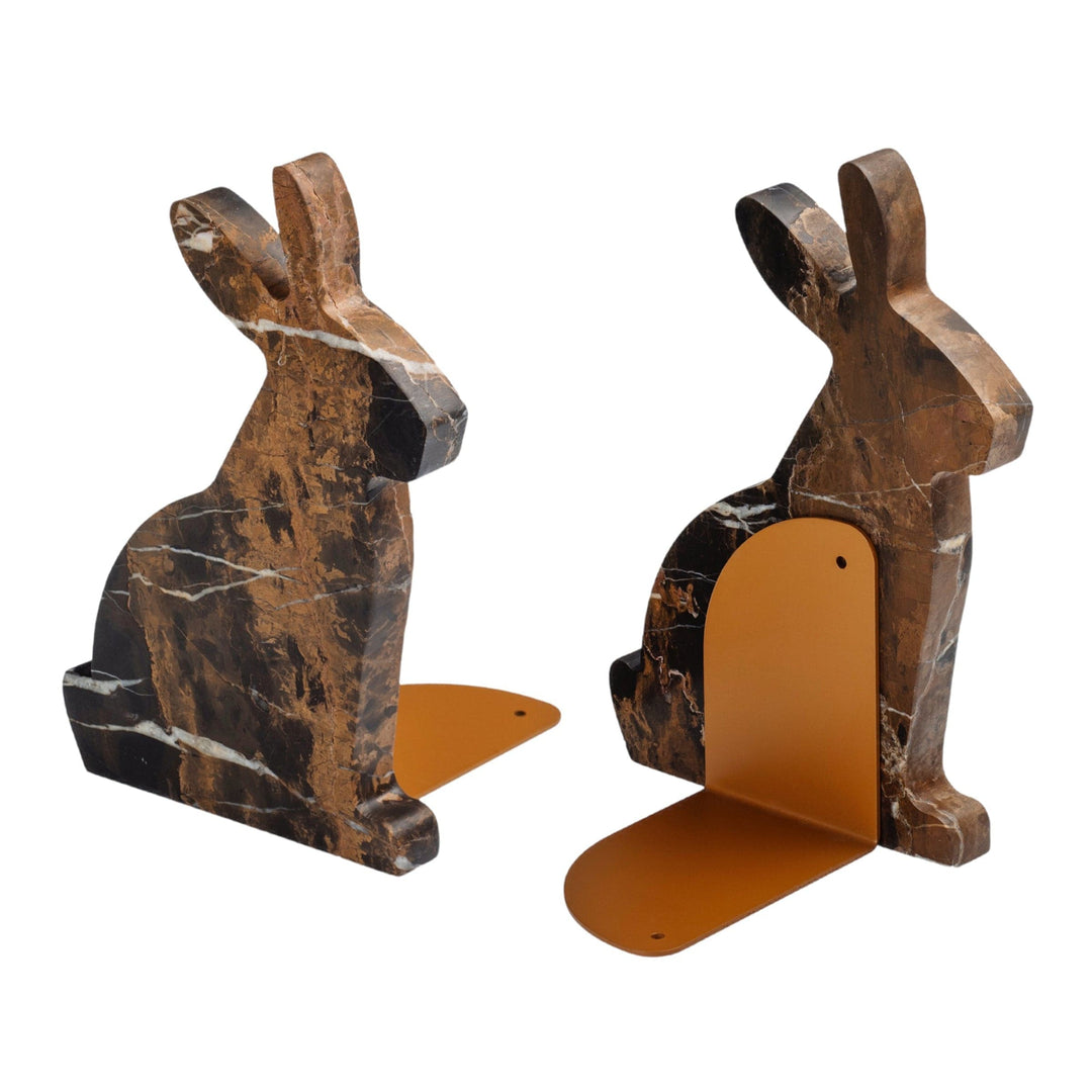 Marble and Steel Bookend BUNNY by Alessandra Grasso 013