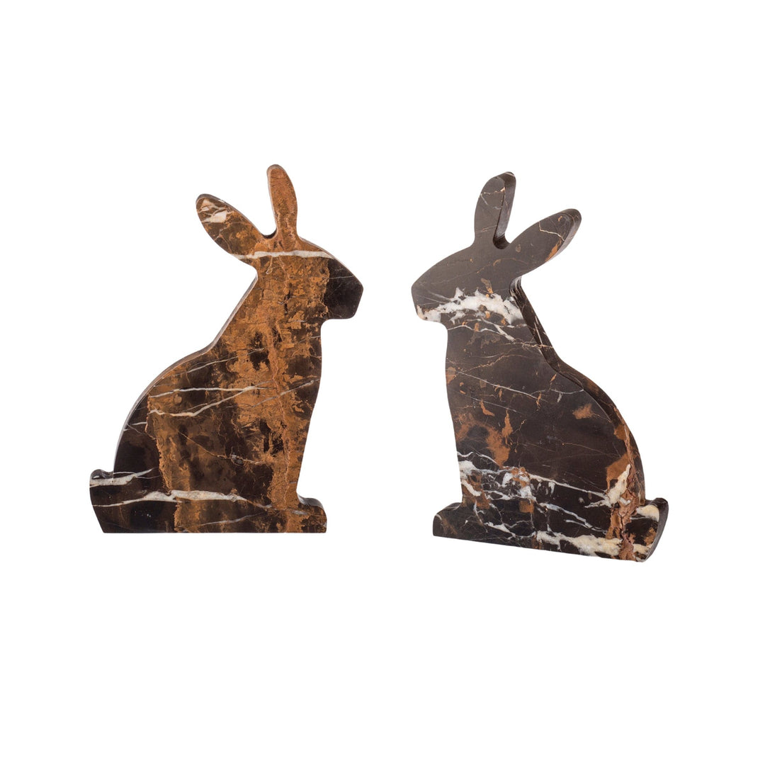 Marble and Steel Bookend BUNNY by Alessandra Grasso 014