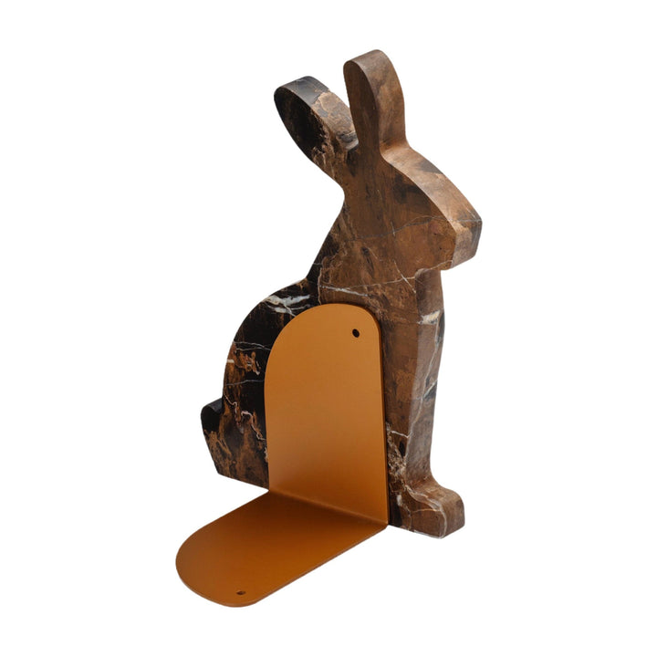 Marble and Steel Bookend BUNNY by Alessandra Grasso 08