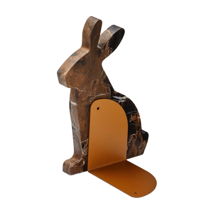 Marble and Steel Bookend BUNNY by Alessandra Grasso 015