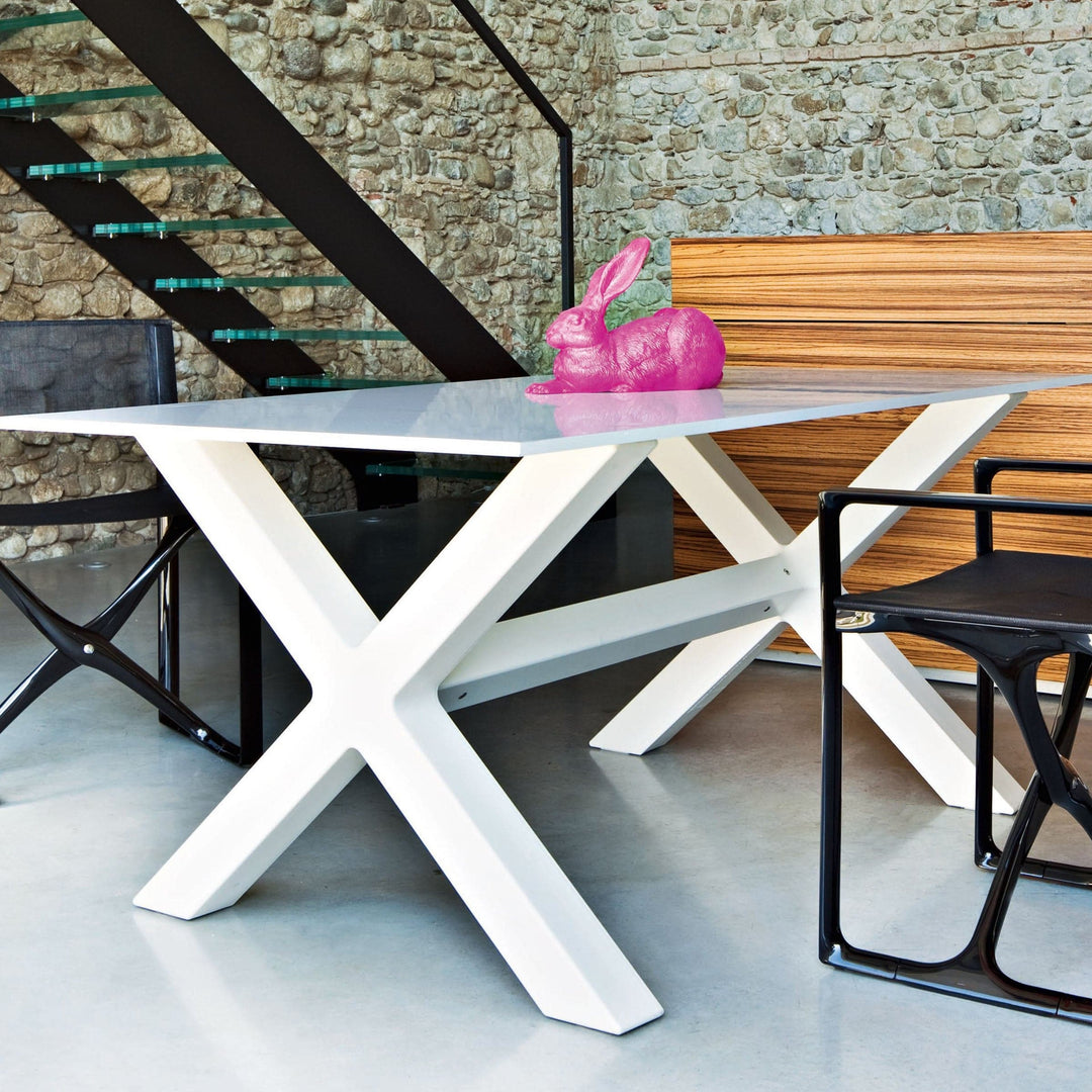 Steel Dining Table BANQUETE by Calvi & Brambilla for Serralunga 01