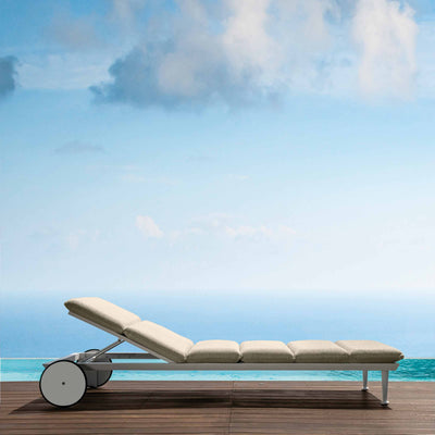 Upholstered Sunbed CRUISE Alu by Ludovica + Roberto Palomba for Talenti 02