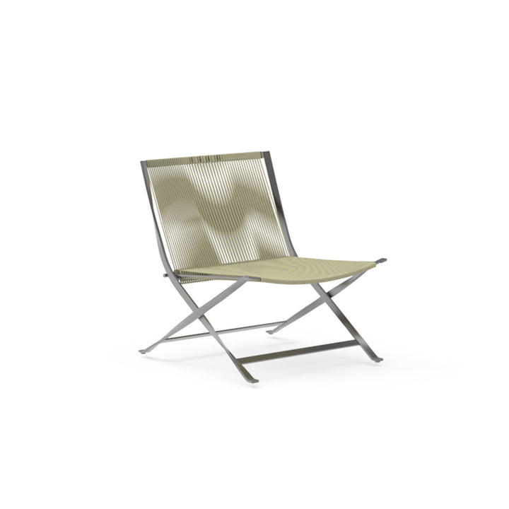 Outdoor Fabric and Steel Lounge Chair GEORGE by Ludovica + Roberto Palomba for Talenti 01