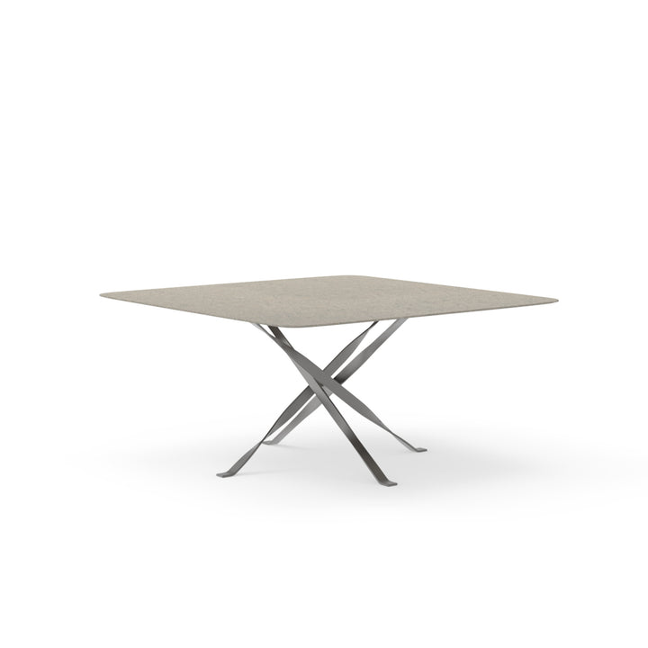 Outdoor Steel Dining Table GEORGE by Ludovica + Roberto Palomba for Talenti 01