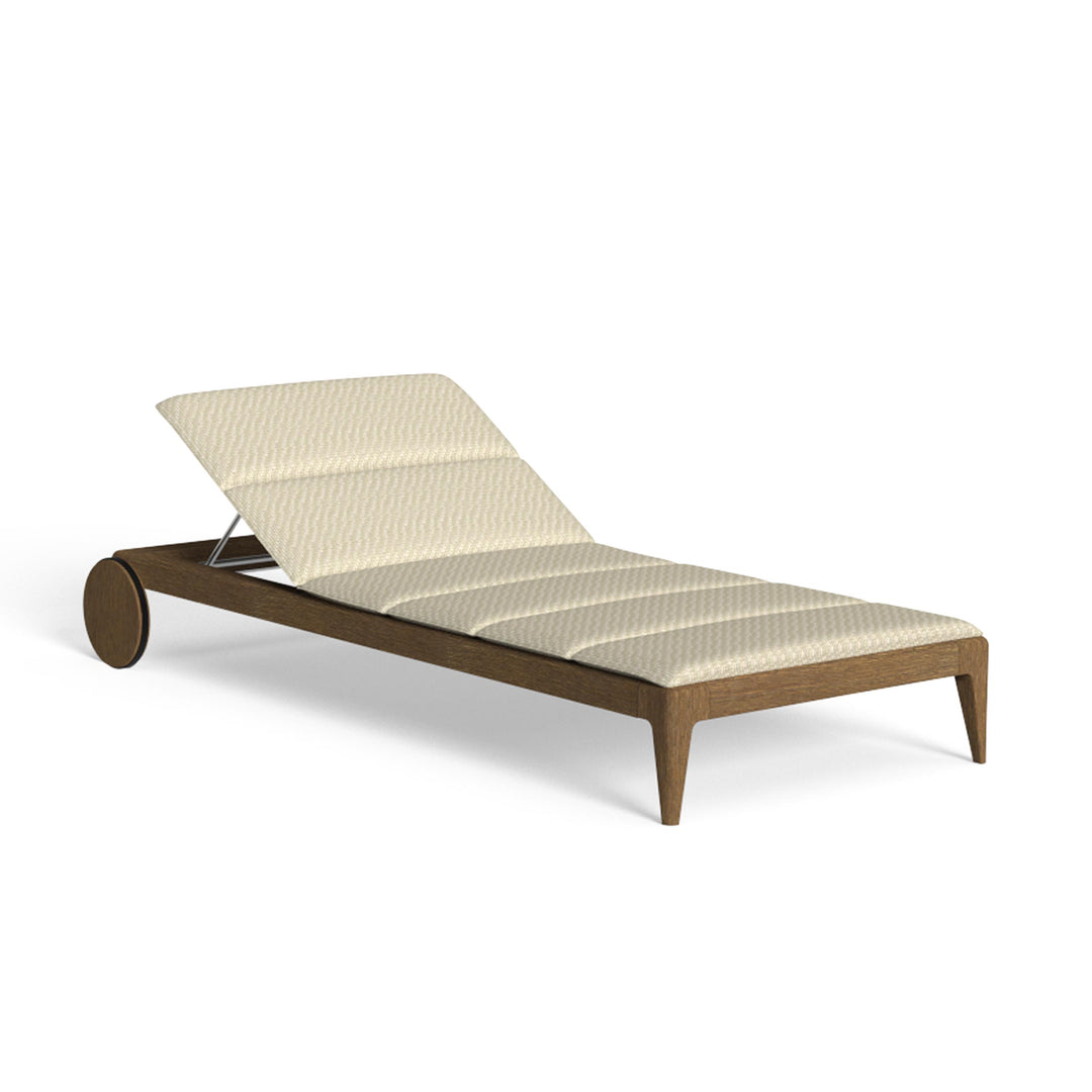 Upholstered Sunbed CRUISE Teak by Ludovica + Roberto Palomba for Talenti 01