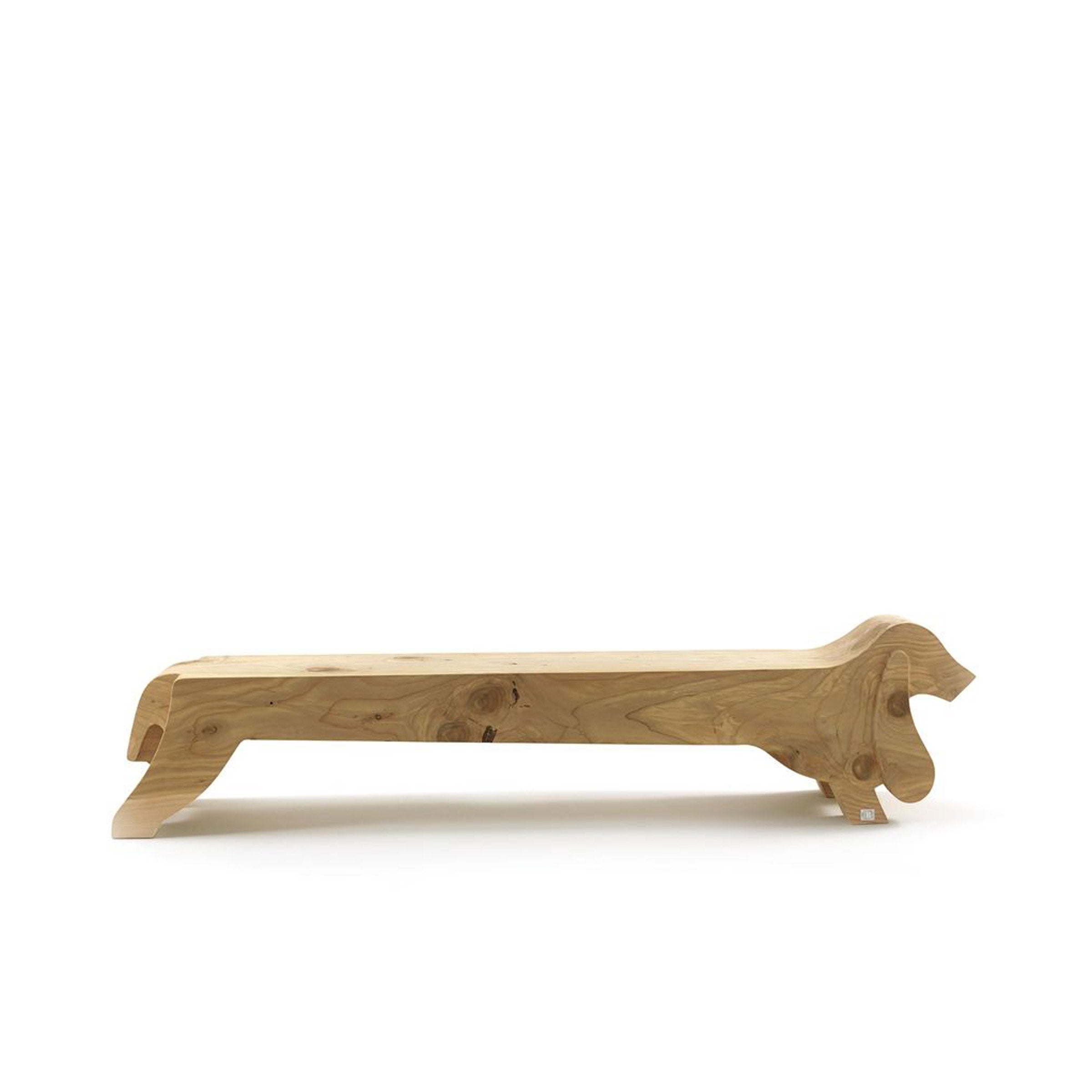 ウニコ SULA bench Wood Bench UGO by Paolo Salvadè for Riva 1920. Shop on Design Italy