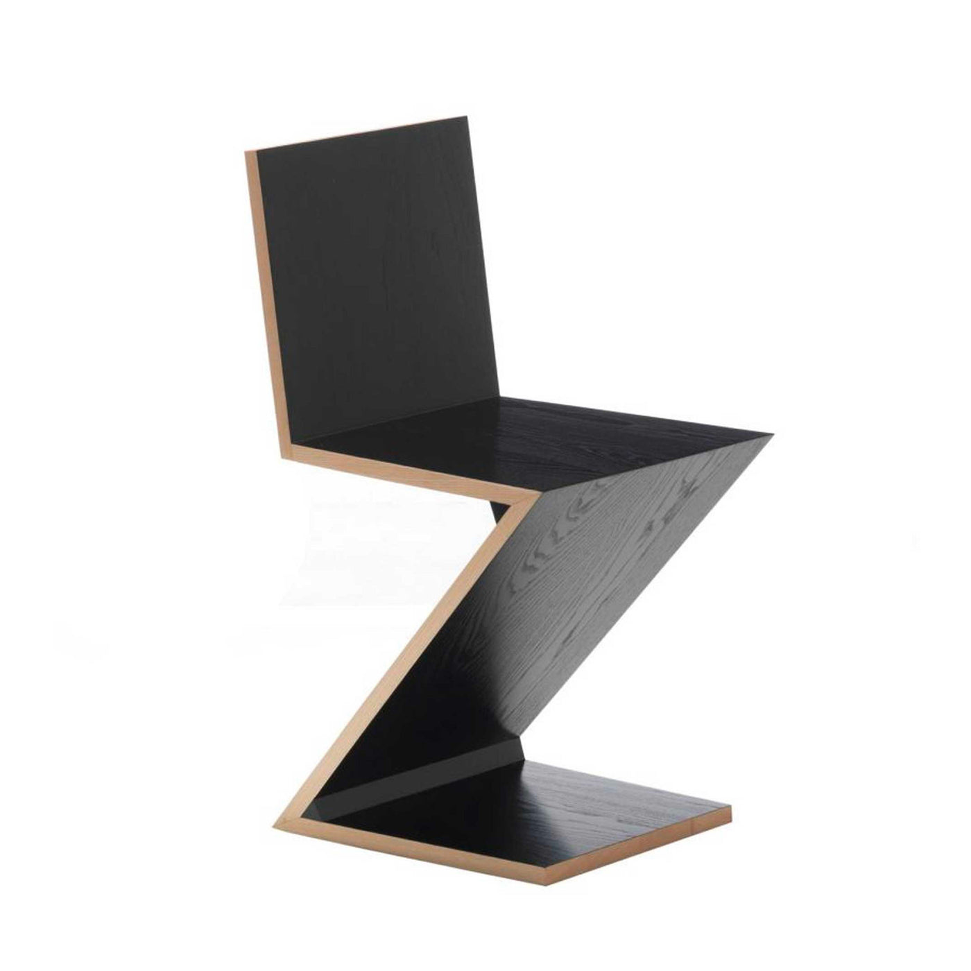 Cantiliver Wood Chair ZIG ZAG, designed by Gerrit T. Rietveld for Cassina 06