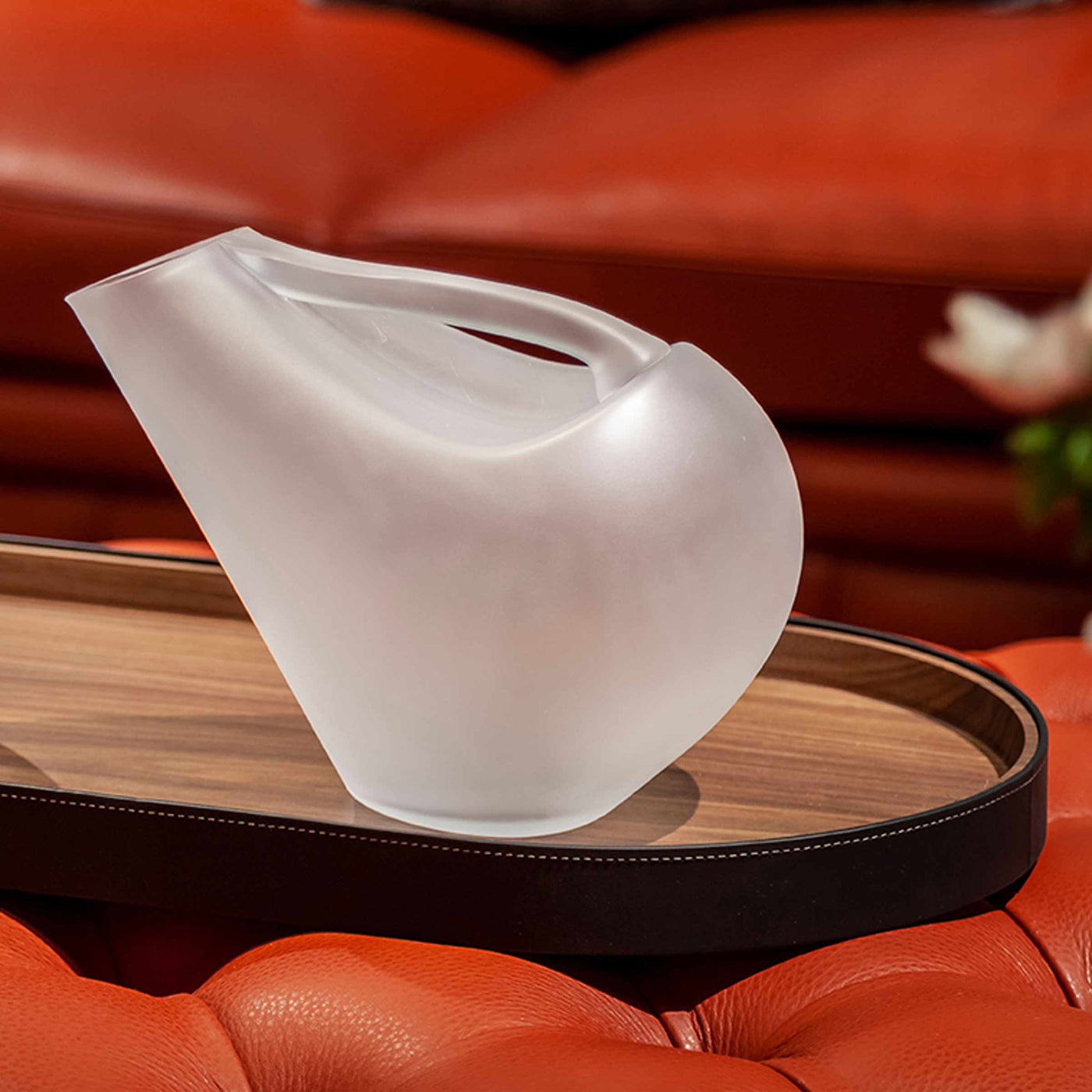 Leather Tray ZHUANG by Neri&Hu for Poltrona Frau 04