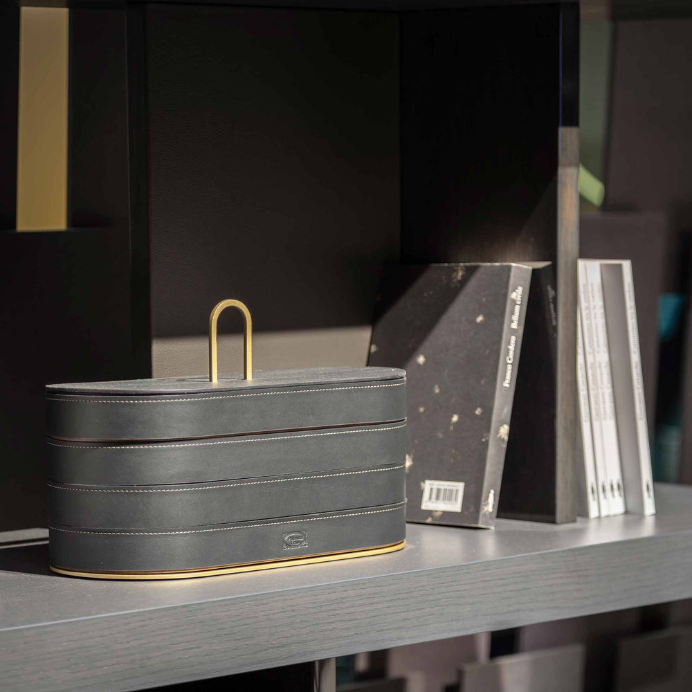 Leather Container ZHUANG by Neri&Hu for Poltrona Frau 02