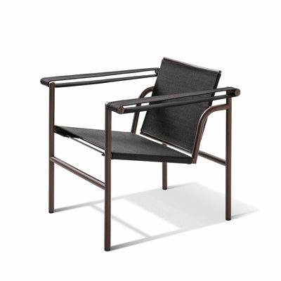 Outdoor Armchair - "1, Fauteuil à dossier basculant", designed by Charlotte Perriand, Le Corbusier, Pierre Jeanneret for Cassina 01