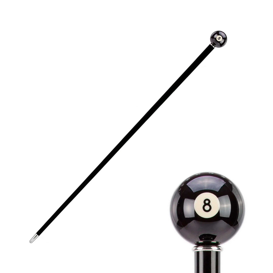 8 Ball Billiard Pool Cabinet Drawer Pull Knob - Ceramic Hardware For Game Room Or Bar
