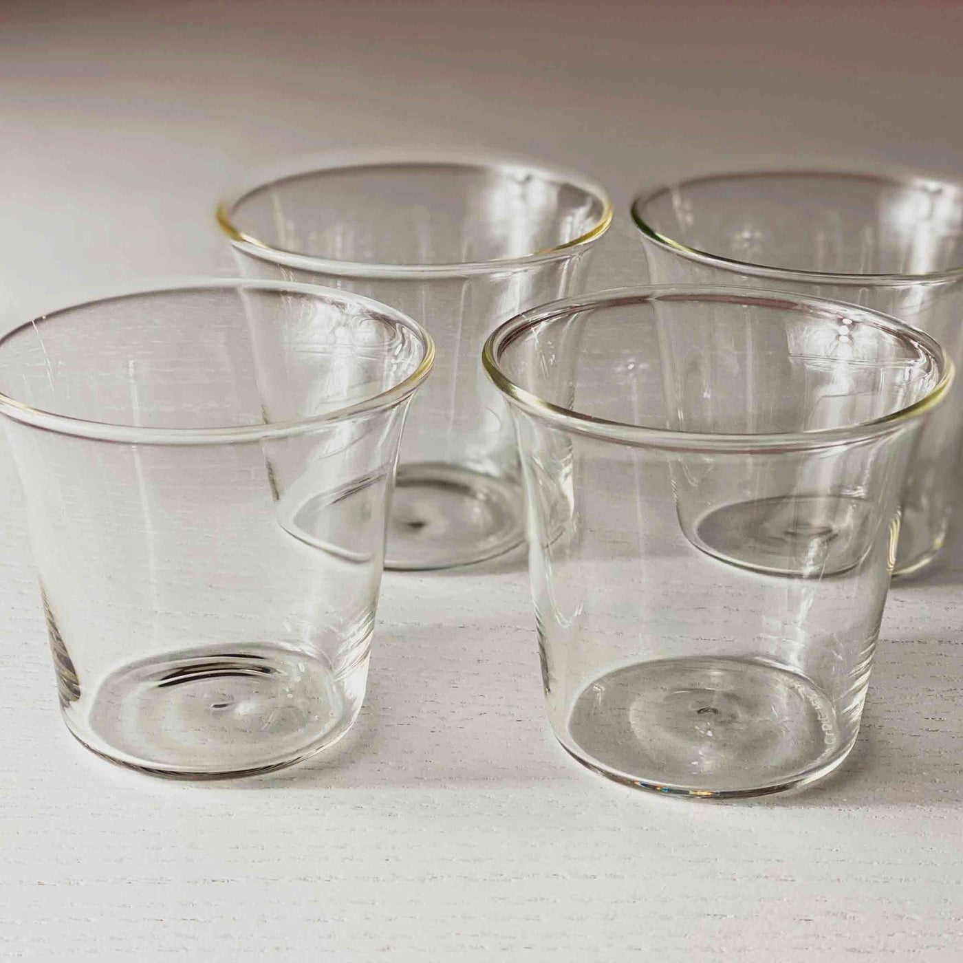 Blown Glass Liqueur Glasses PLUME Set of Four by Aldo Cibic for Paola C 05