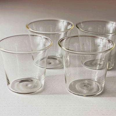 Blown Glass Wine Glasses PLUME Set of Four by Aldo Cibic for Paola C 03
