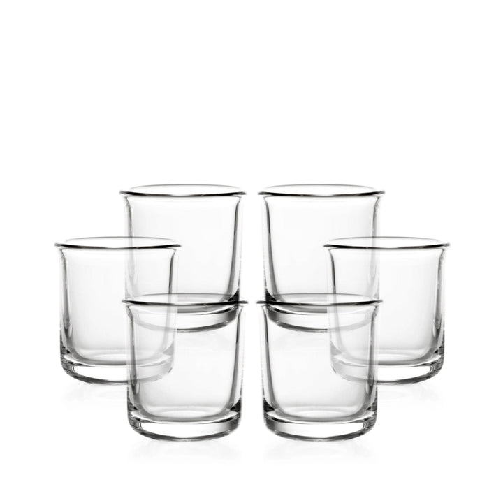 Blown Glass Liqueur Glasses ALDO Set of Six by Aldo Cibic for Paola C 01