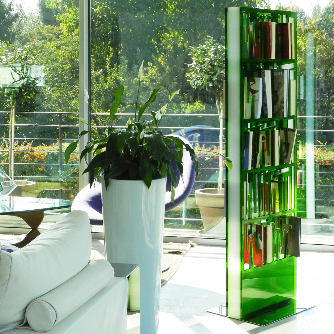 Plexiglass Green Bookshelf  BOOKSHAPE Big Limited Edition 03