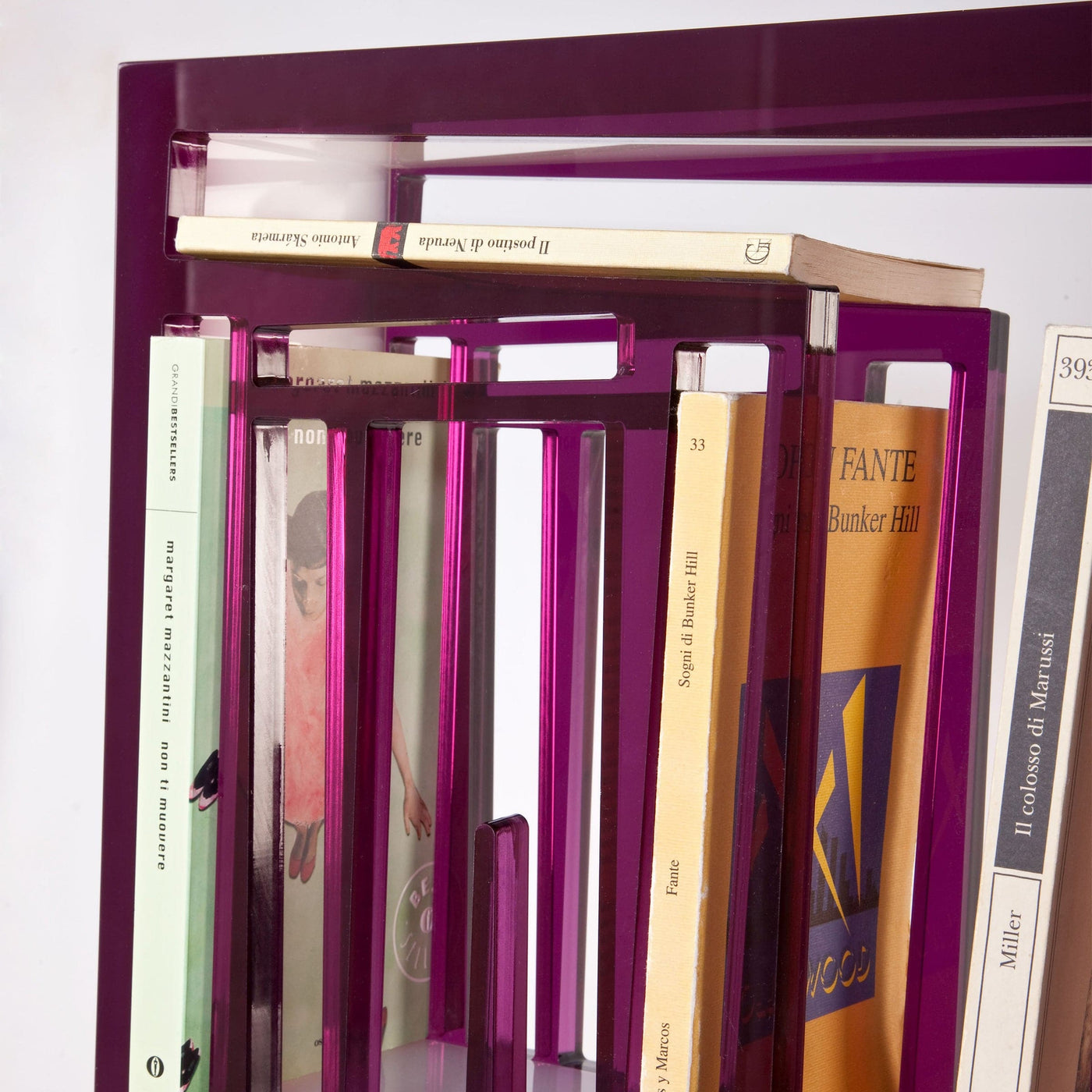 Plexiglass Purple Bookshelf BOOKSHAPE Small Standard Edition 02