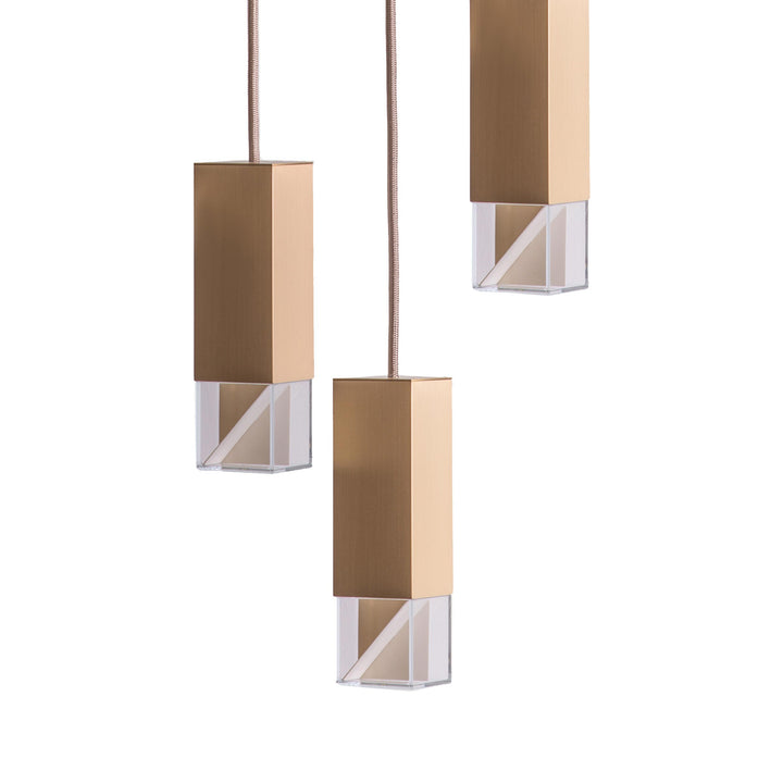 Brass Chandelier LAMP/ONE by Formaminima 04