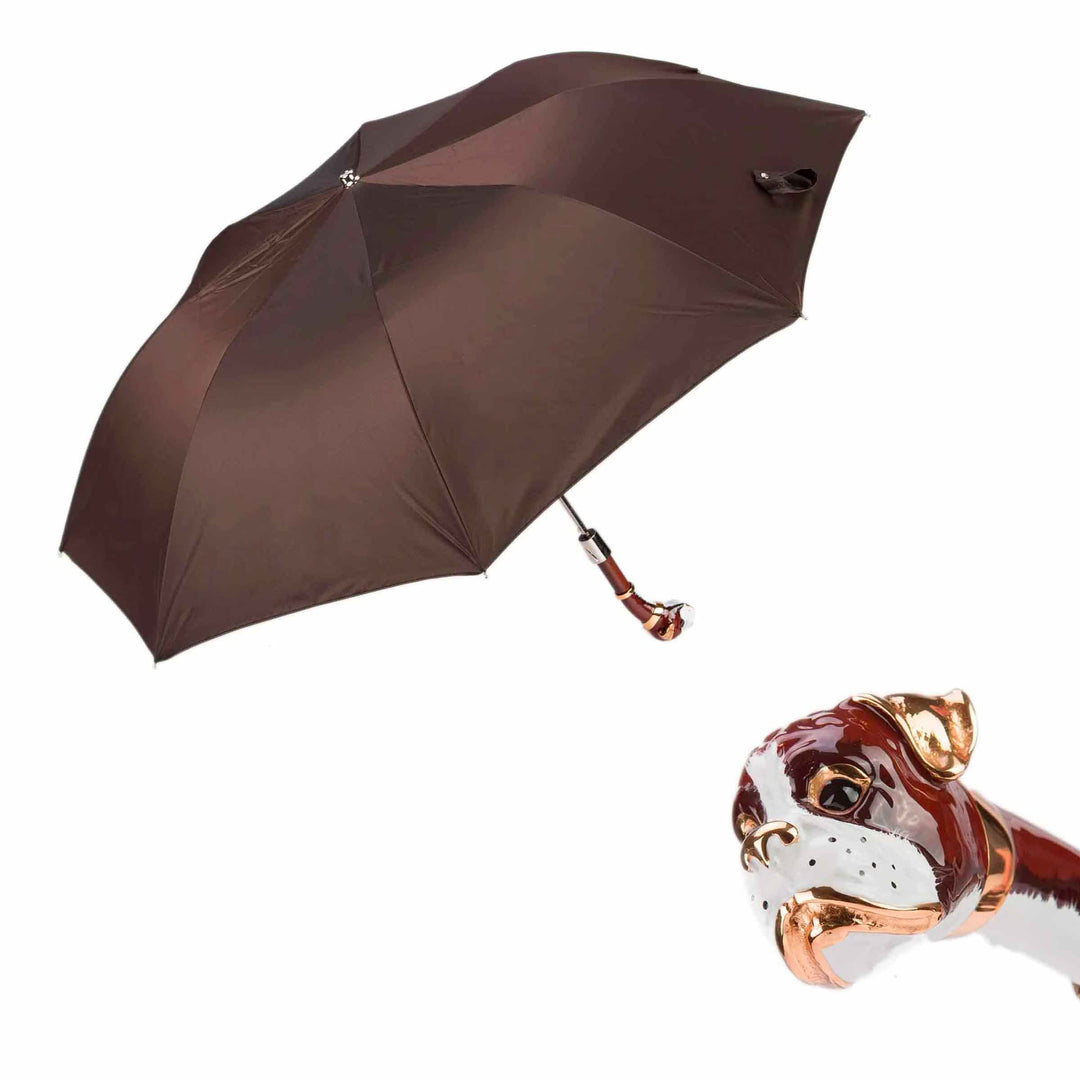 Umbrella BOXER with Enameled Brass Handle 01