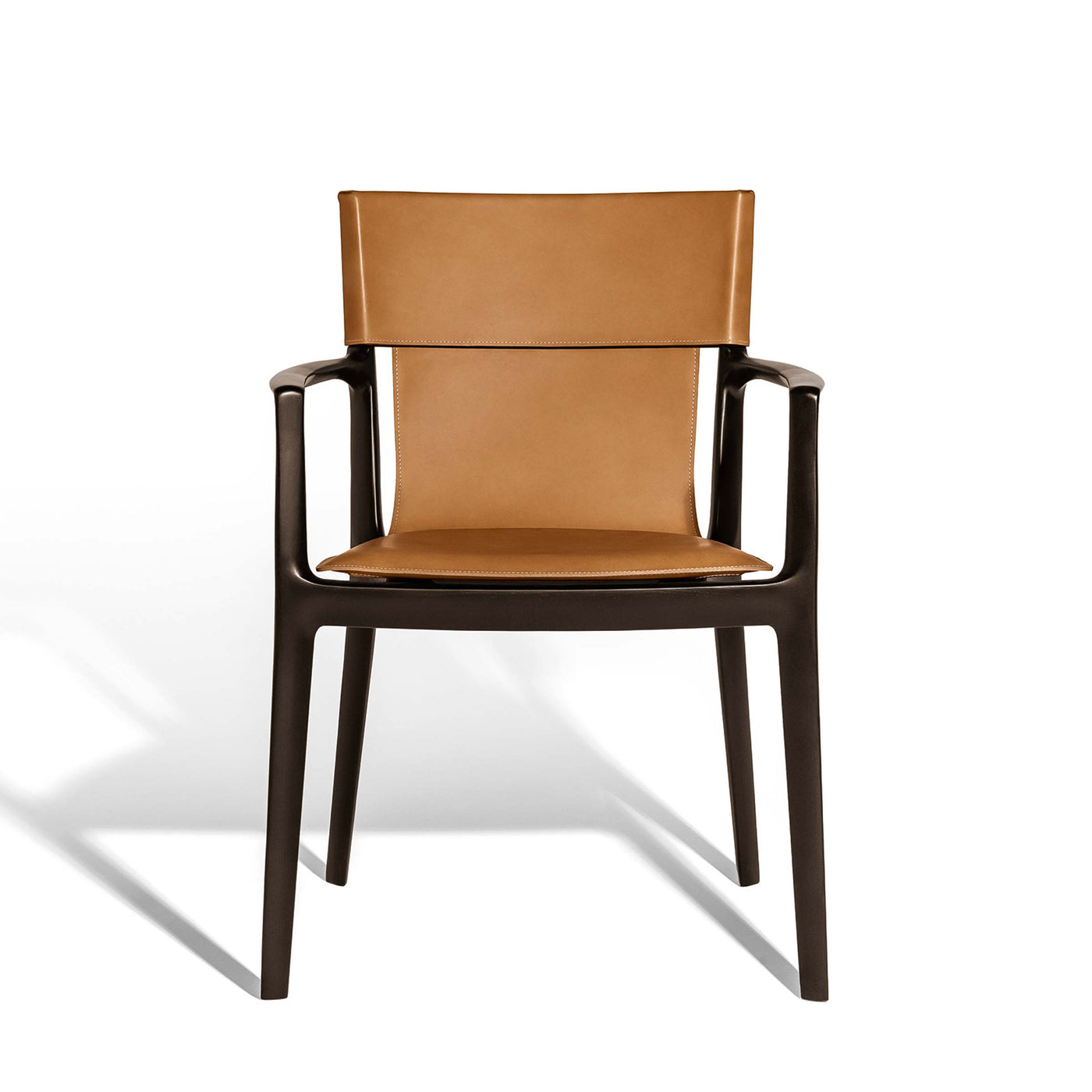 Leather Dining Chair ISADORA by Roberto Lazzeroni for Poltrona Frau 011
