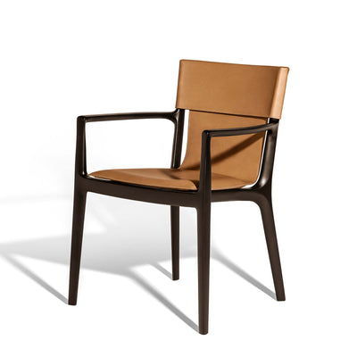 Leather Dining Chair ISADORA by Roberto Lazzeroni for Poltrona Frau 013