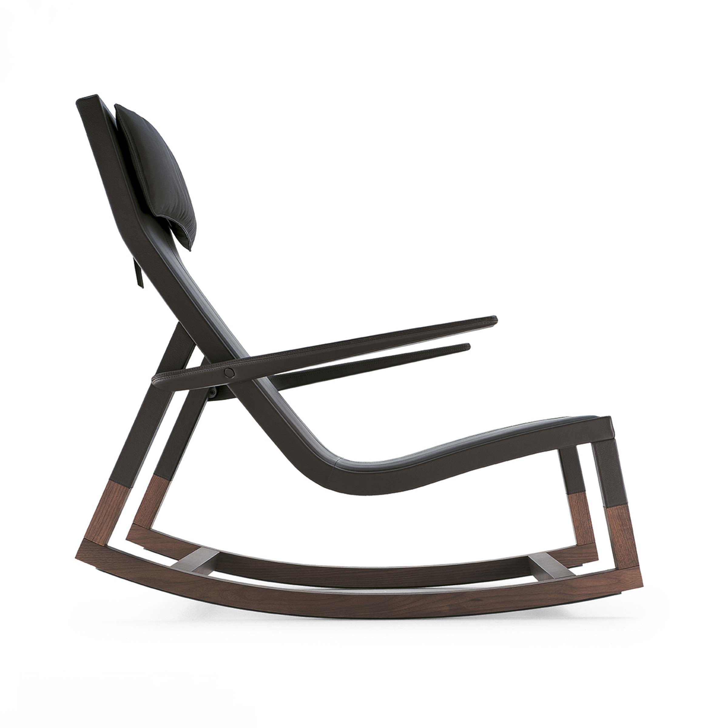 Rocking Armchair DON'DO by Jean-Marie Massaud for Poltrona Frau