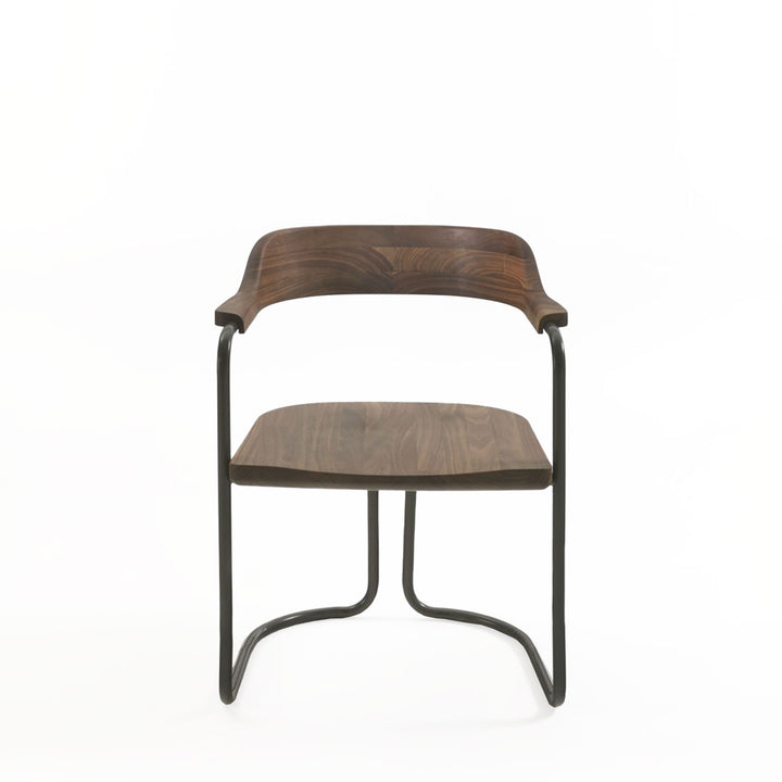 Wood Dining Chair TUBULAR by Jamie Durie for Riva 1920
