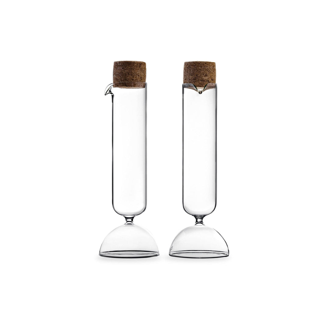 Blown Glass Oil & Vinegar and Salt & Pepper Set BUBBLE by Gordon Guillaumier for Paola C 04