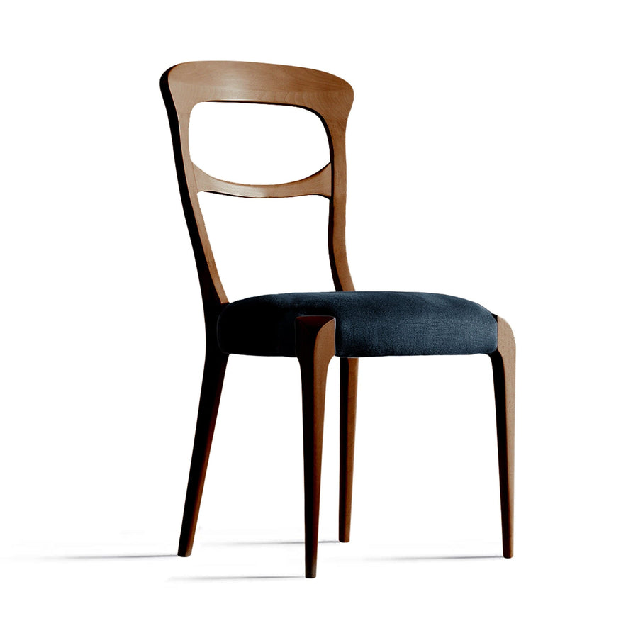 Natural Walnut Wood Chair CAPOTAVOLA 06