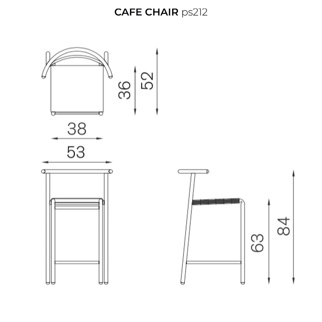 Stool CAFÉ CHAIR 63H by Philippe Starck 04