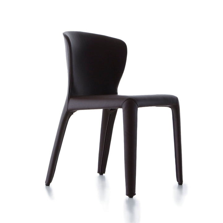 Leather Chair HOLA 369, designed by Hannes Wettstein for Cassina 03
