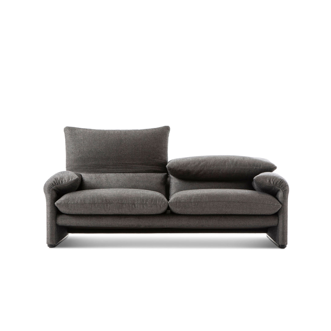 Fabric Two-Seater Sofa MARALUNGA MAXI, designed by Vico Magistretti for Cassina 05