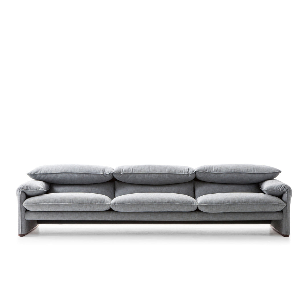 Fabric Three-Seater Sofa MARALUNGA 40 MAXI, designed by Vico Magistretti for Cassina 06