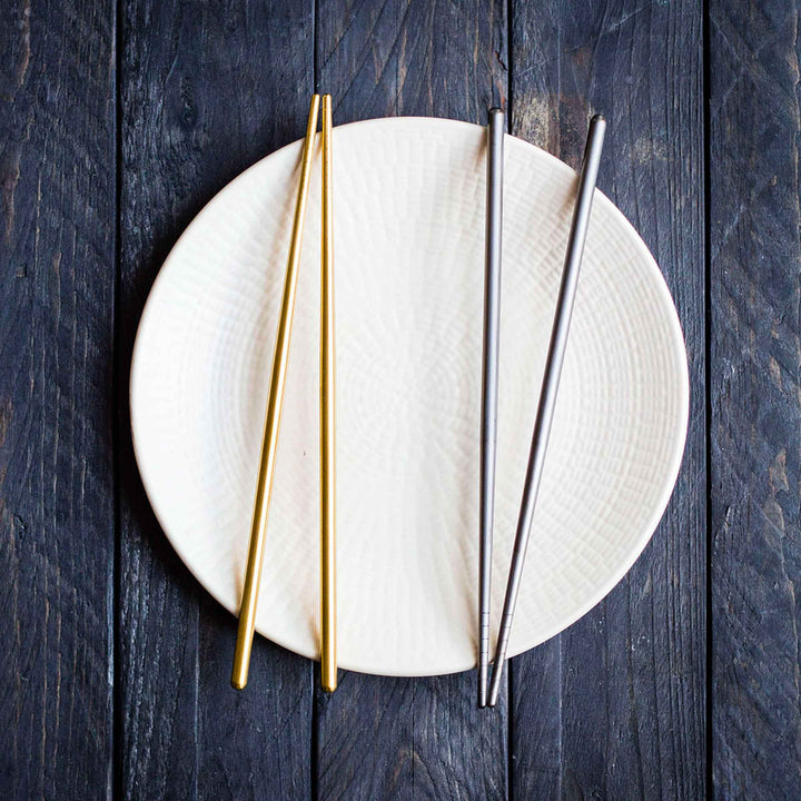 Steel Chopsticks CHOPSTICKS Set for Four by Mepra 02