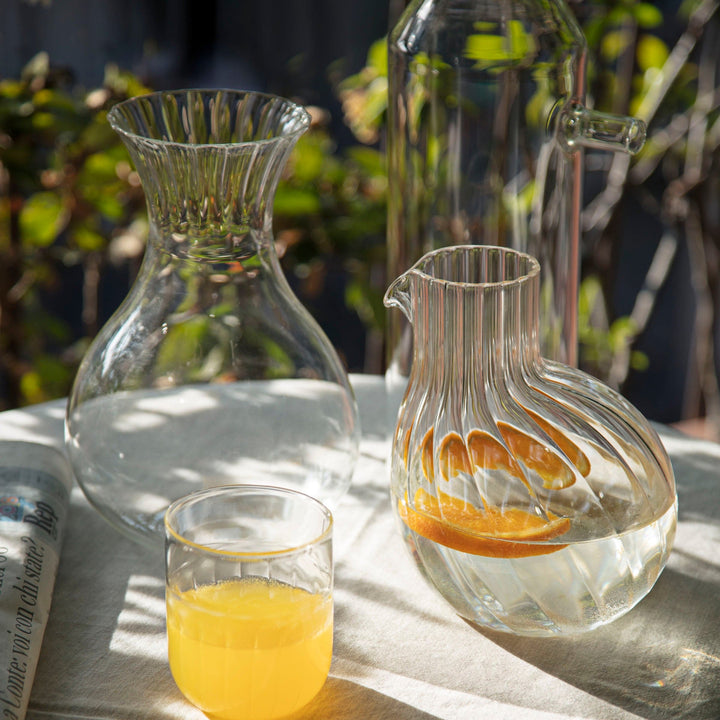 Blown Glass Pitcher ROUTINE Set of Two by Matteo Cibic for Paola C 02
