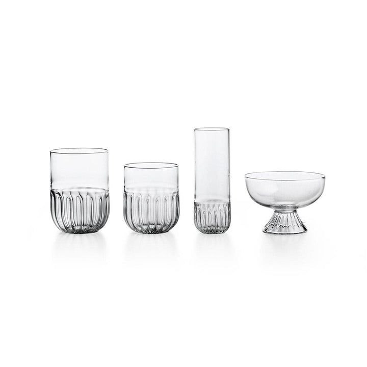 Blown Glass Wine Glasses ROUTINE Set of Eight by Matteo Cibic for Paola C 07