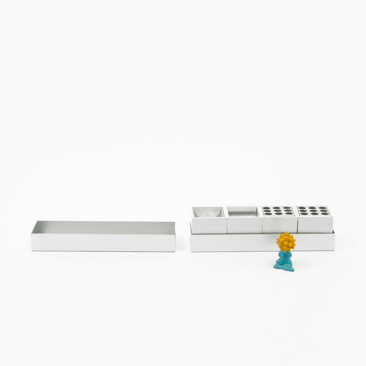 Aluminum Desk Set CANARIE by Bruno Munari 06