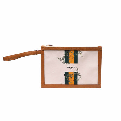 Canvas and Leather Pouch POUCH by MARCO Atelier 01