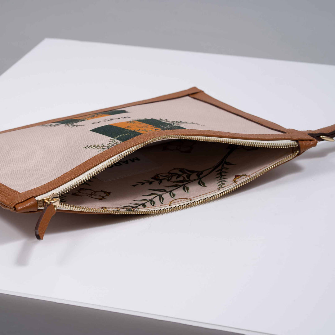 Canvas and Leather Pouch POUCH by MARCO Atelier 04