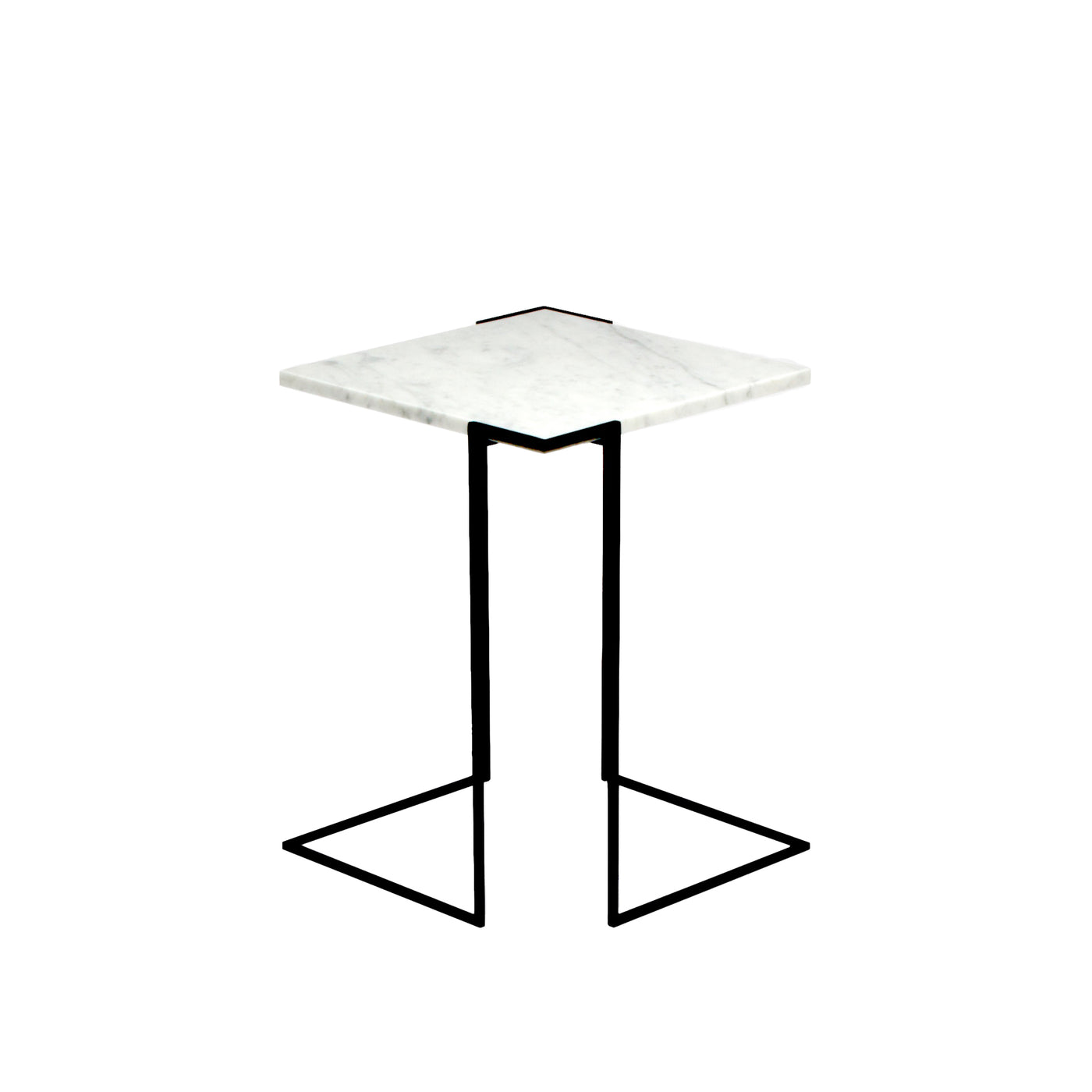 Carrara Marble Side Table GRAVITY by Nicola Di Froscia for DFdesignLab 01