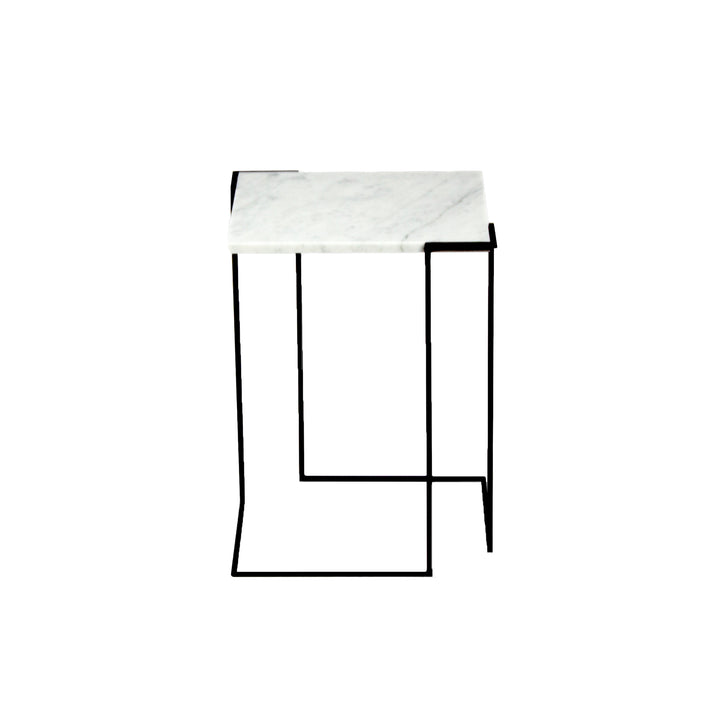 Carrara Marble Side Table GRAVITY by Nicola Di Froscia for DFdesignLab 04