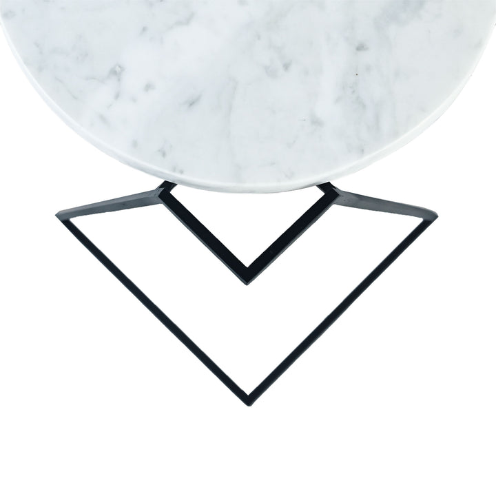 Carrara Marble Side Table SATURNO by Nicola Di Froscia for DFdesignLab 06