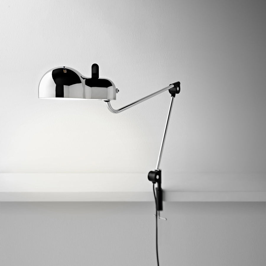 Clamp-On Table Lamp TOPO by Joe Colombo for Stilnovo 01