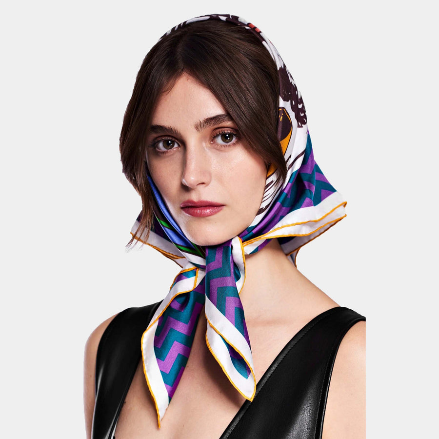 Silk Foulard CLIO by Orequo 01