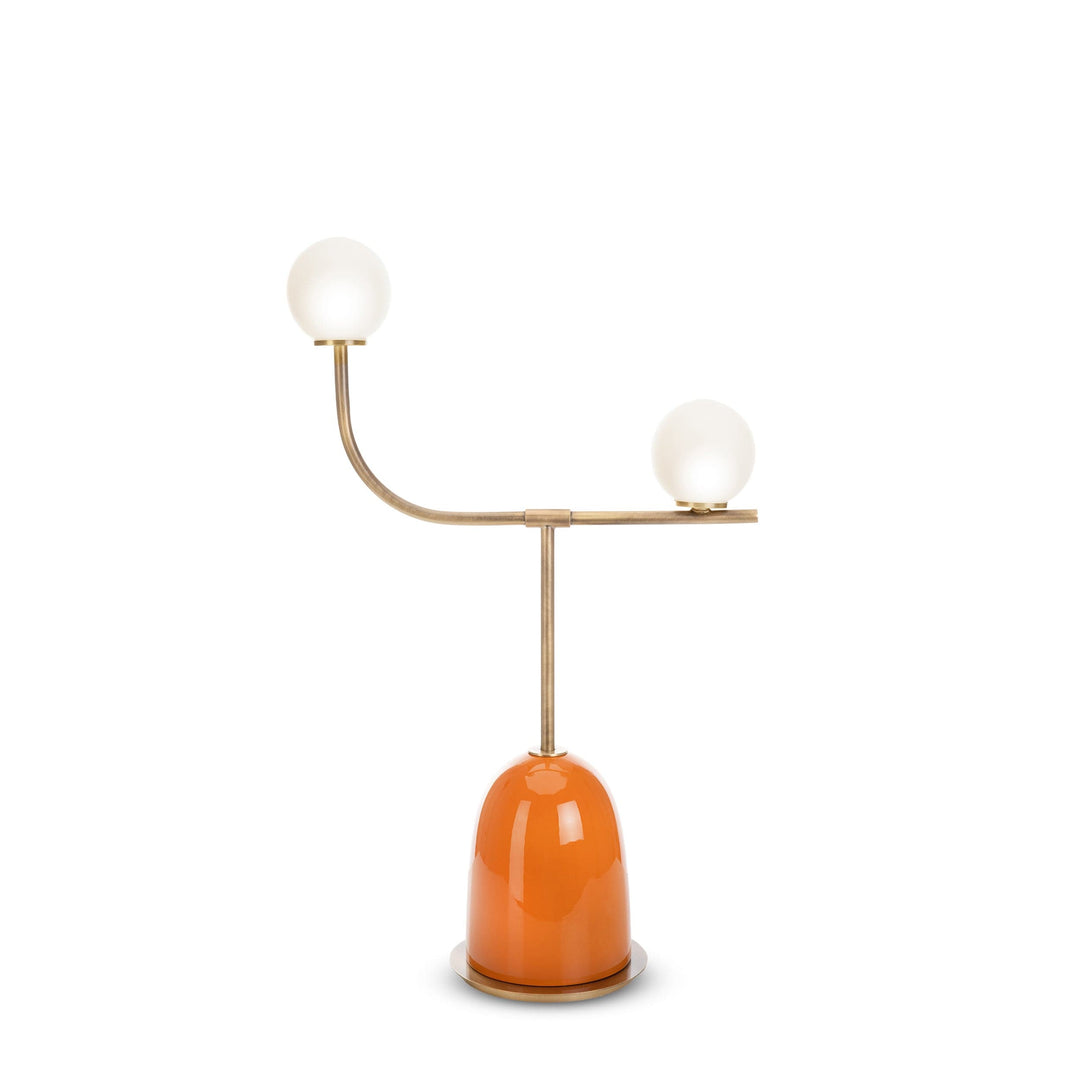 Table Lamp PINS Orange by La Récréation & P. Angelo Orecchioni 01